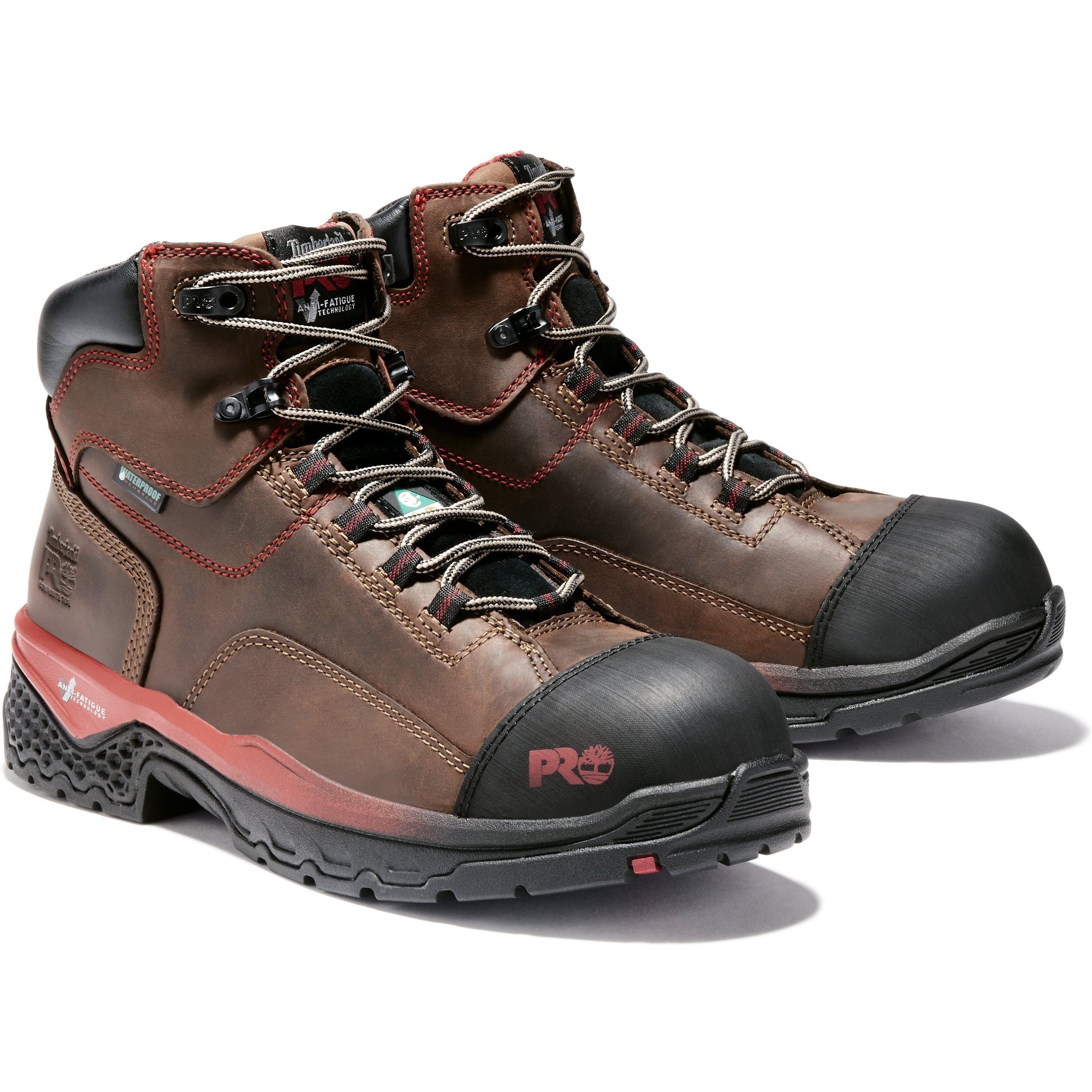 Timberland PRO Men's Bosshog 6" Comp Toe WP Work Boot - TB0A1WSB214 7 / Medium / Brown - Overlook Boots