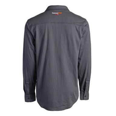 Timberland Pro Men's Flame Resistant Cotton Core Button Work Shirt - Charcoal - TB0A236V003 - Overlook Boots