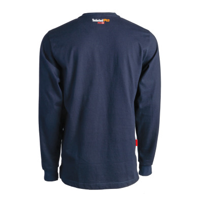 Timberland Pro Men's Flame Resistant Long Sleeve Work Henley - Navy - TB0A23P4410 - Overlook Boots