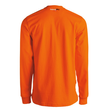Timberland Pro Men's Flame Resistant Long Sleeve Work Henley - Orange - TB0A23P4Y86 - Overlook Boots