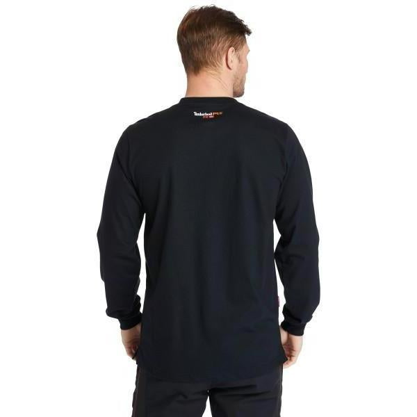 Timberland Pro Men's Flame Resistant Pocket Work T-Shirt - Black- TB0A23PF001 - Overlook Boots