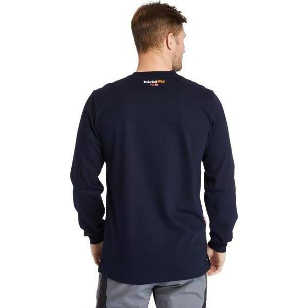Timberland Pro Men's Flame Resistant Pocket Work T-Shirt - Navy - TB0A23PF410 - Overlook Boots