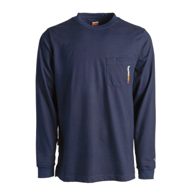 Timberland Pro Men's Flame Resistant Pocket Work T-Shirt - Navy - TB0A23PF410 Small / Navy - Overlook Boots