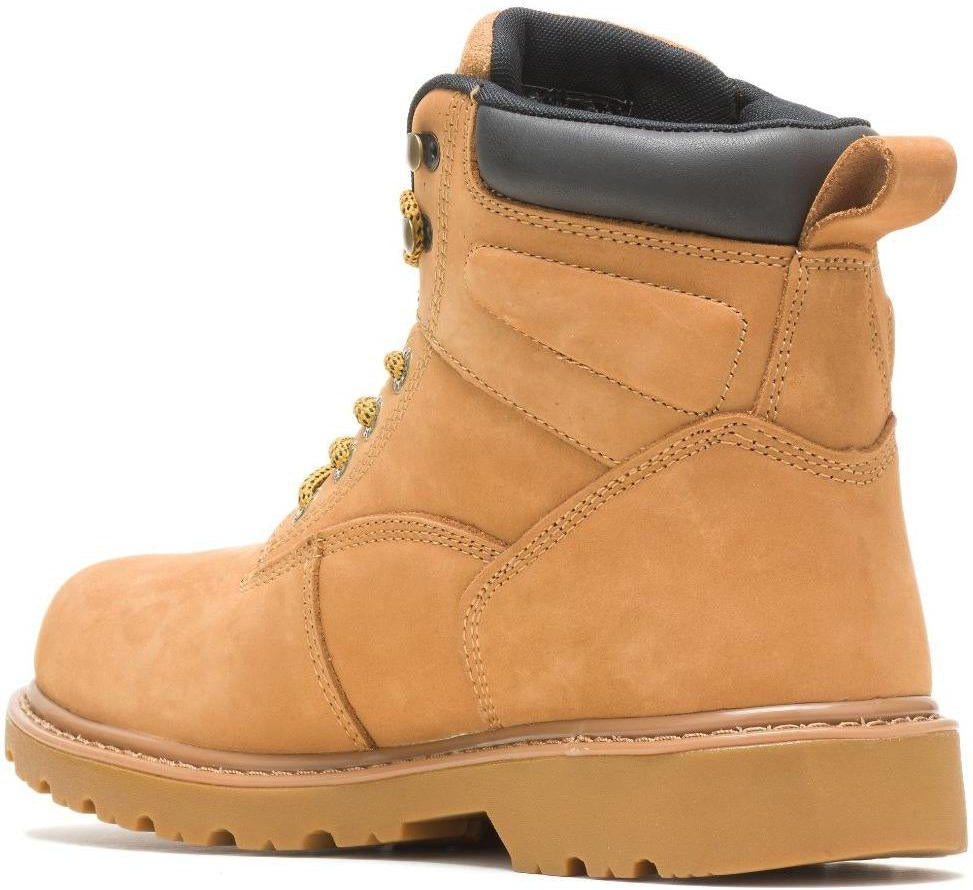 Wolverine Men's 6" Floorhand Waterproof Steel Toe Work Boot - Wheat- W10632 - Overlook Boots