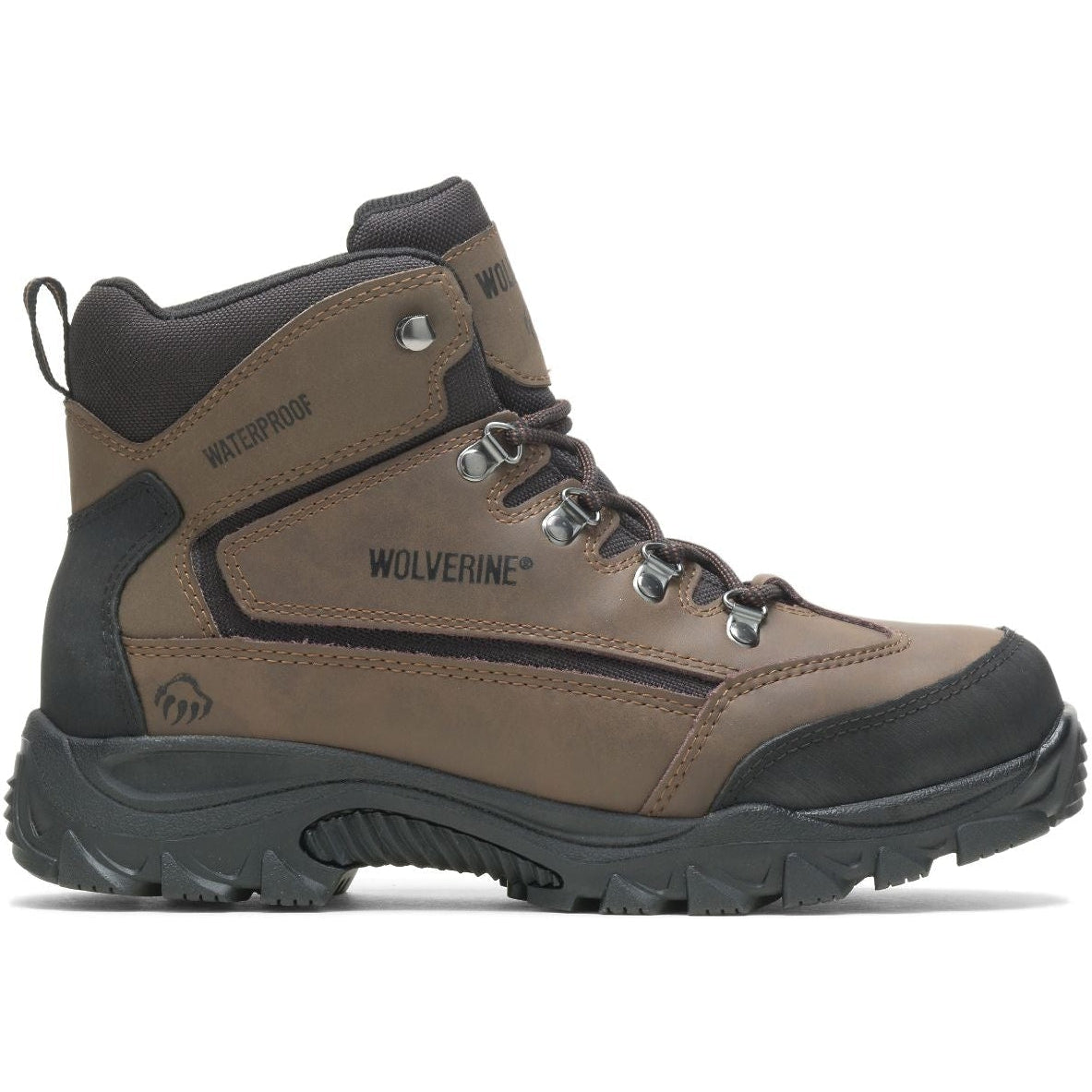 Wolverine Men's Spencer Waterproof Hiking Boot - Brown/Black - W05103 7 / Medium / Brown - Overlook Boots