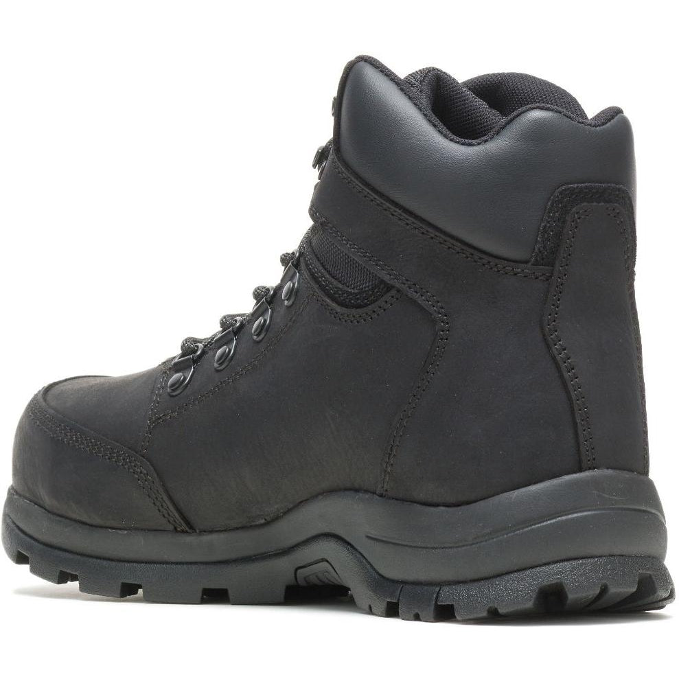 Wolverine Men's Grayson Mid Steel Toe Waterproof Work Boot - Black - W211042 - Overlook Boots