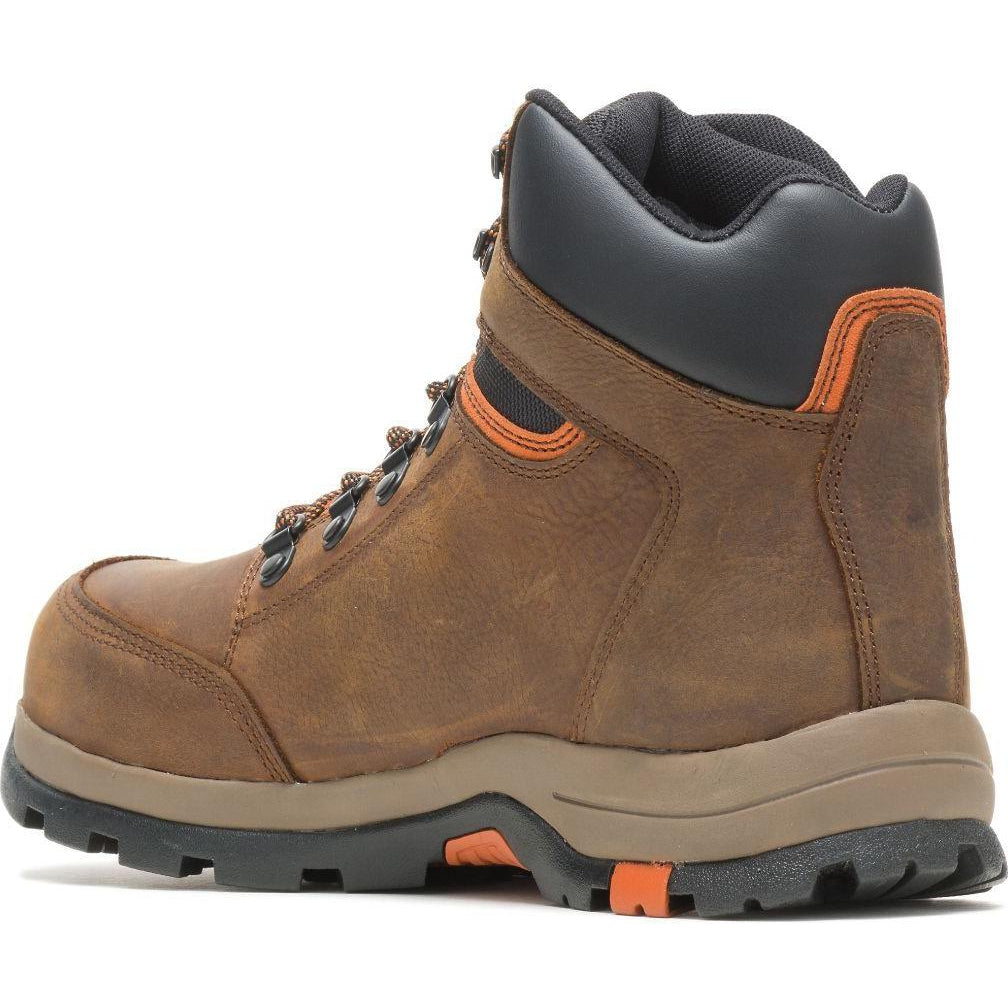 Wolverine Men's Grayson Mid Steel Toe Waterproof Work Boot - Brown - W211043 - Overlook Boots