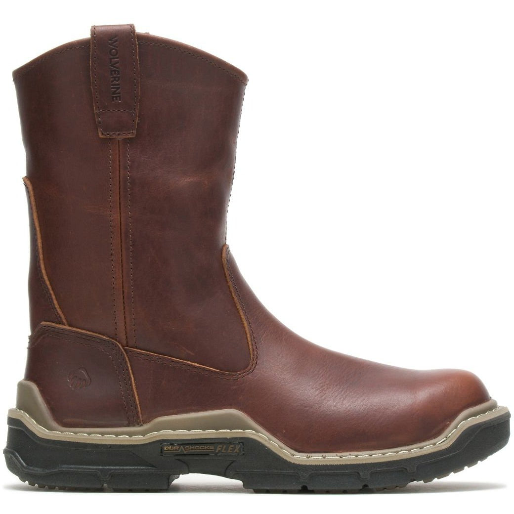 Wolverine Men's Raider Durashocks Soft Toe Wellington Work Boot- W210063 - Overlook Boots