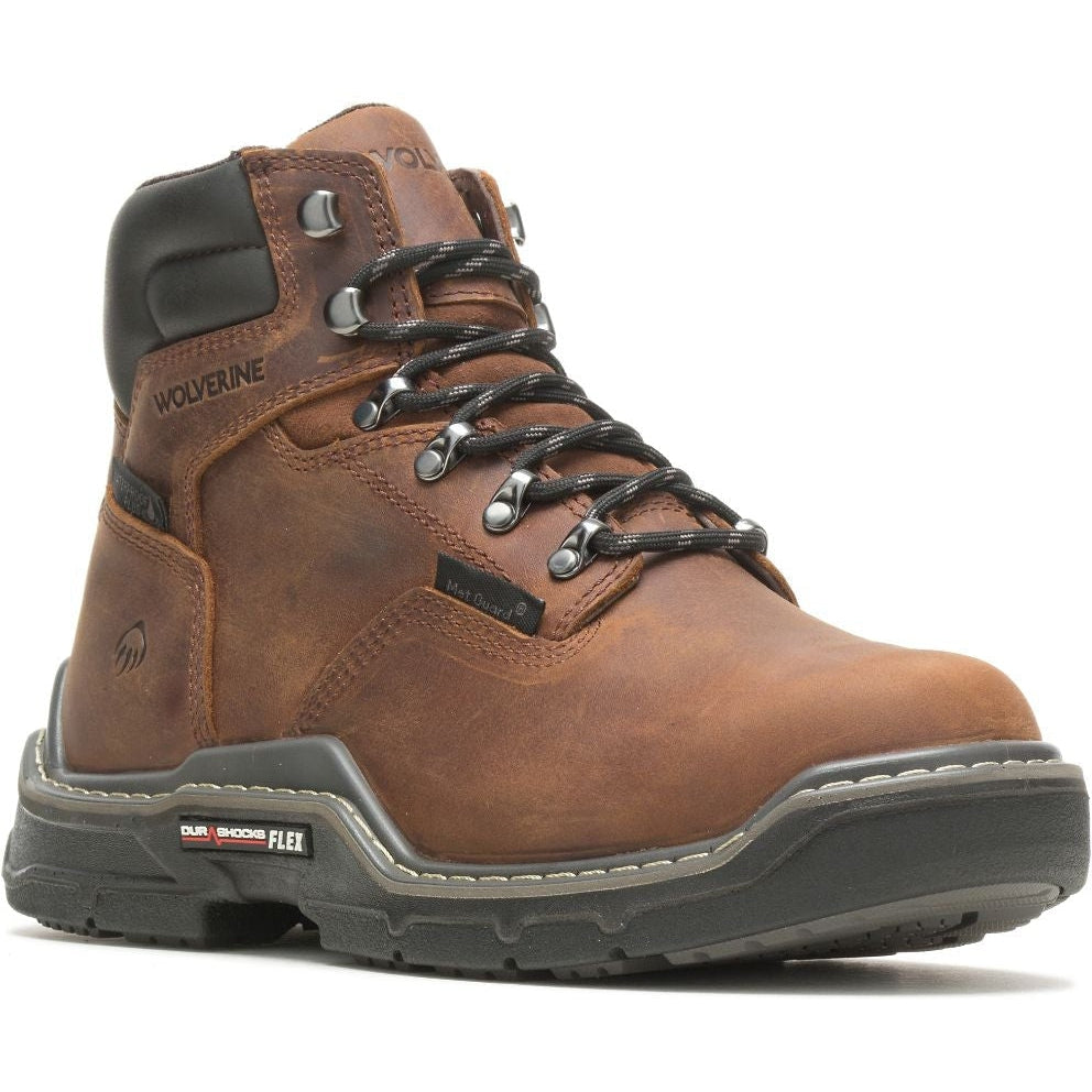 Wolverine Men's Raider Durashocks 6" Composite Toe Work Boot - Peanut - W211165 - Overlook Boots