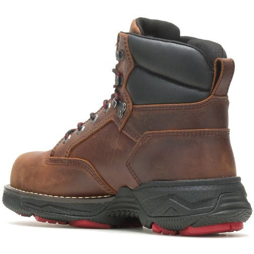 Wolverine Men's Hellcat Fuse 6" Waterproof Composite Toe Usprg Work Boot - Peanut - W221011 - Overlook Boots