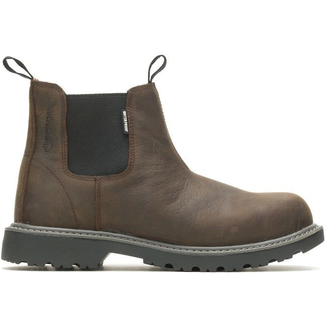 Wolverine Men's Floorhand Waterproof Soft Toe Romeo Work Boot Brown W220030 7 / Medium / Brown - Overlook Boots