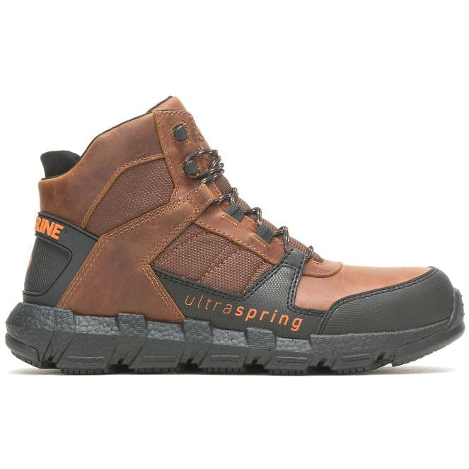 Wolverine Men's Rev Vent Durashocks Composite Toe CarbonMax Work Boot - Tobacco - W221034 7 / Medium / Tobacco - Overlook Boots