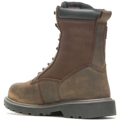 Wolverine Men's Floorhand 8" Waterproof Steel Toe Work Boot Dark Brown W221041 - Overlook Boots
