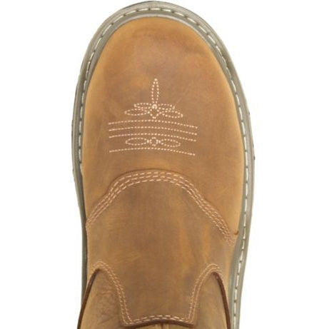 Wolverine Men's Raider Durashocks 10" Waterproof Western Work Boot Brown W221045 - Overlook Boots