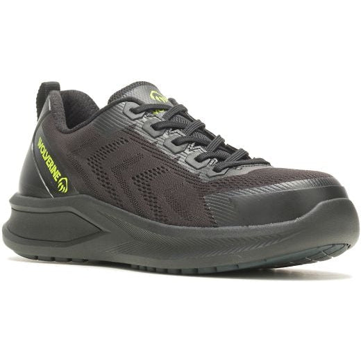 Wolverine Men's Bolt Durashocks Knit Carbonmax Work Shoe -Black- W231000 - Overlook Boots