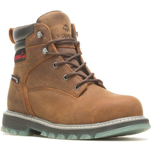 Wolverine Men's Floorhand Lx 6" Steel Toe Waterproof Work Boot -Brown- W231016 - Overlook Boots