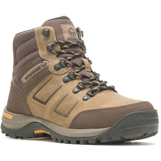 Wolverine Men's Chisel 6" Steel Toe Waterproof Slip Resistant Work Boot -Gravel- W231047 - Overlook Boots