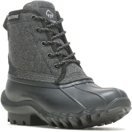 Wolverine Women's Torrent Wool Duck Boot Black Wool W880345 - Overlook Boots