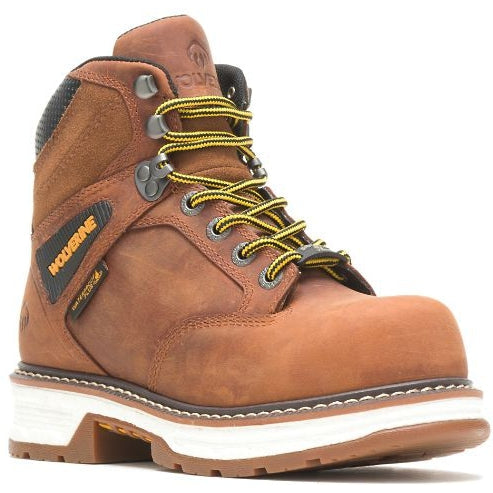 Wolverine Women's Hellcat UltraSpring 6" WP Work Boot - Brown - W211155  - Overlook Boots