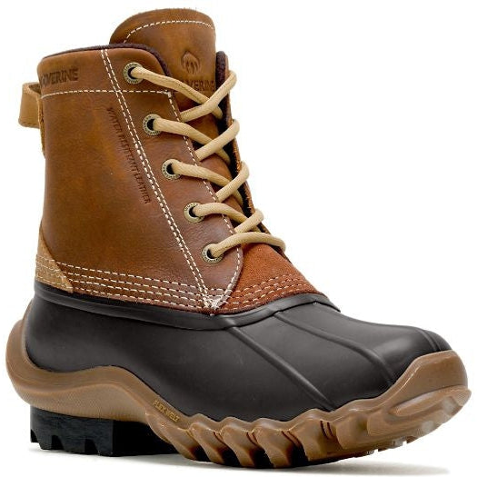 Wolverine Women's Torrent Waterproof Duck Boot - Cognac- W880227 - Overlook Boots