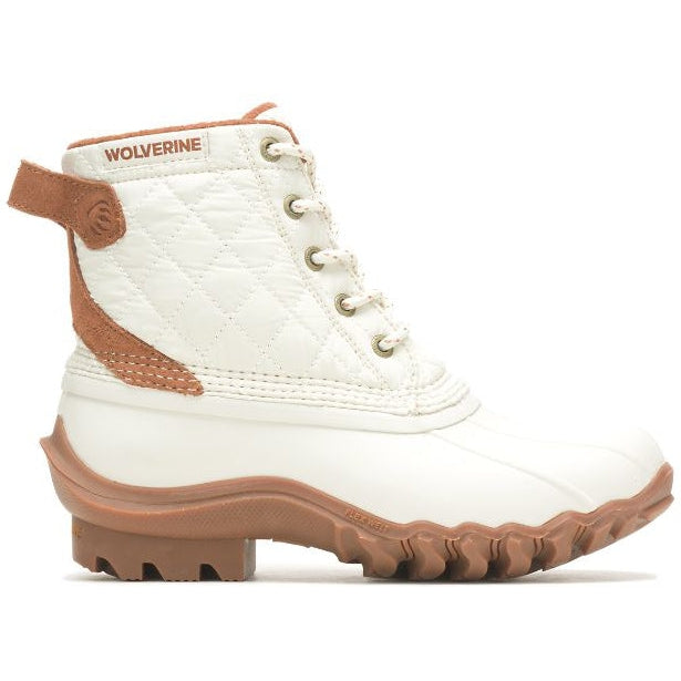 Wolverine Women's Torrent Quilted Rain And Snow Duck Boot - Ivory W880342 5 / Medium / Ivory - Overlook Boots