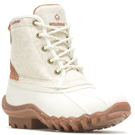 Wolverine Women's Torrent Wool Duck Boot Ivory Wool W880346 - Overlook Boots