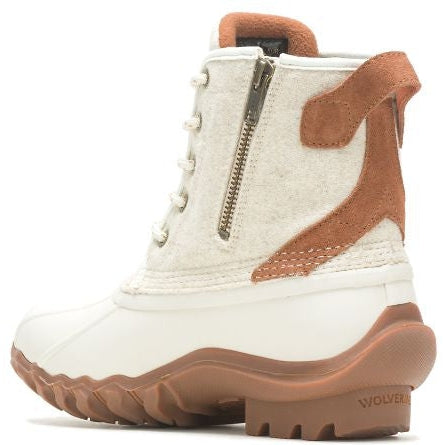 Wolverine Women's Torrent Wool Duck Boot Ivory Wool W880346 - Overlook Boots