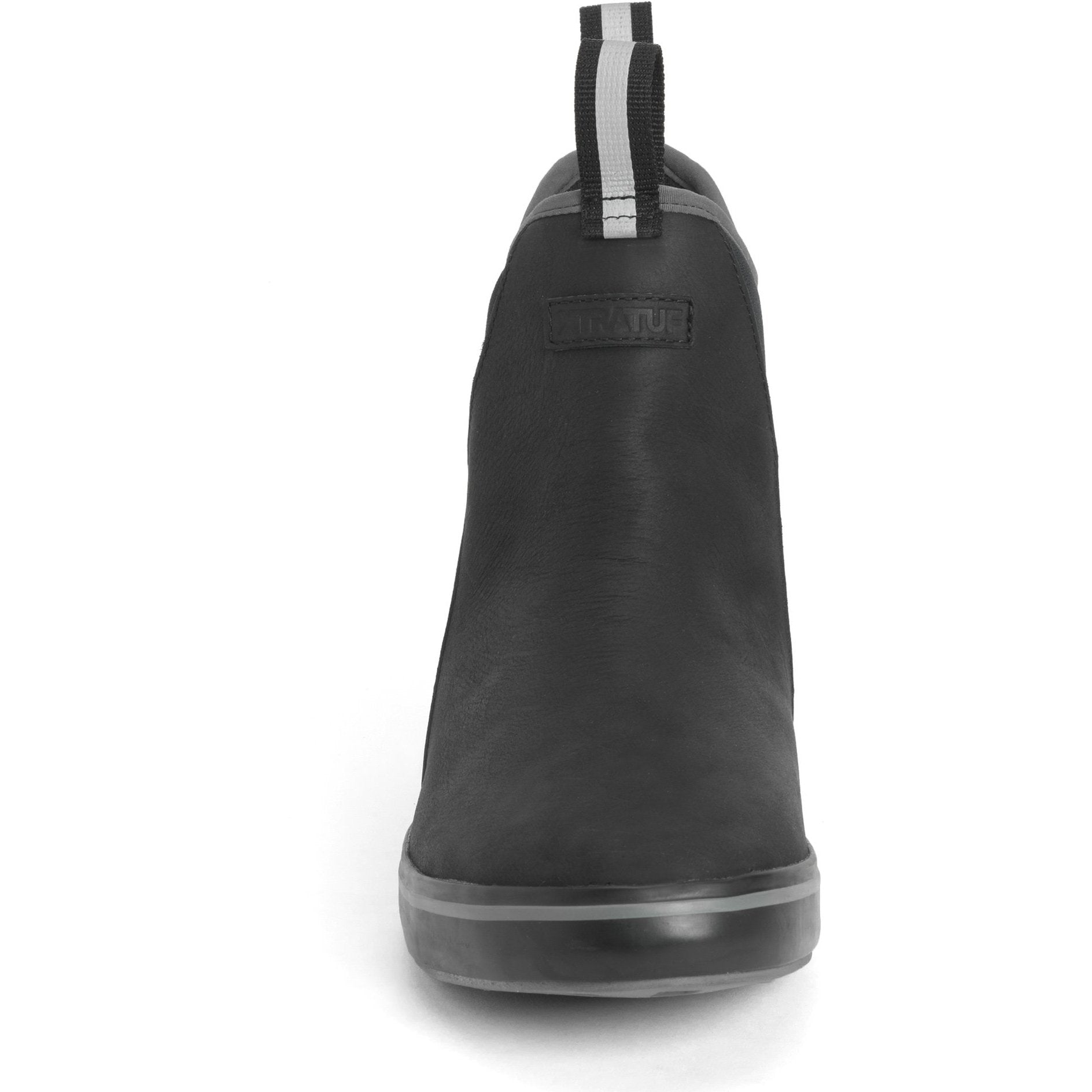 Xtratuf Men's Leather 6" Ankle Deck Waterproof Work Boot - Black - XAL-000 - Overlook Boots