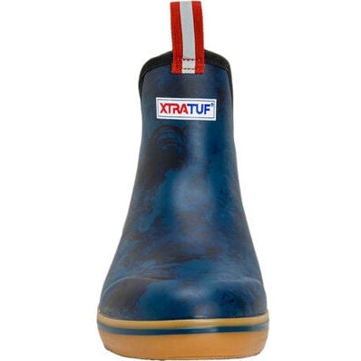 Xtratuf Men's Ankle Waterproof Slip Resistant Deck Boot -Blue- XMAB2RW - Overlook Boots
