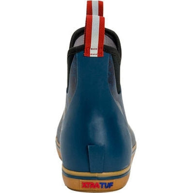 Xtratuf Men's Ankle Waterproof Slip Resistant Deck Boot -Blue- XMAB2RW - Overlook Boots