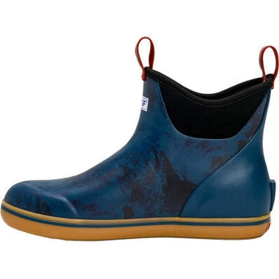 Xtratuf Men's Ankle Waterproof Slip Resistant Deck Boot -Blue- XMAB2RW - Overlook Boots