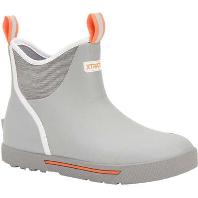 Xtratuf Men's Wheelhouse 6" WP Slip Resist Ankle Deck Boot -Grey- XMW101 8 / Grey - Overlook Boots