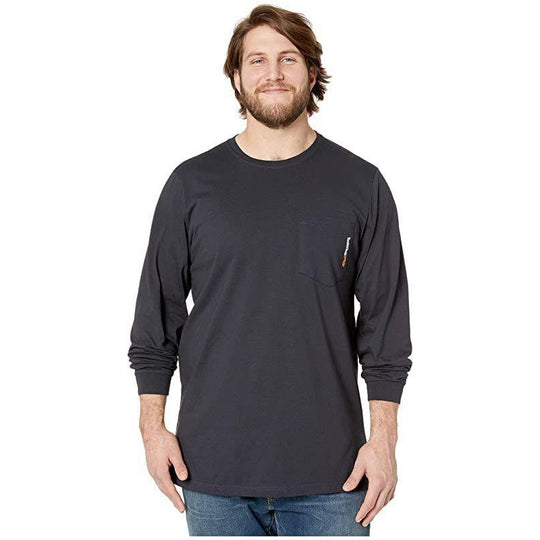 Timberland Pro Men's Wicking Good Long Sleeve Work T-Shirt - Dark Navy - TB0A1128434 Small / Navy - Overlook Boots