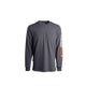 Timberland Pro Men's FR Cotton Core LS W/ Logo Work T-Shirt - Charcoal - TB0A1V8D003 - Overlook Boots
