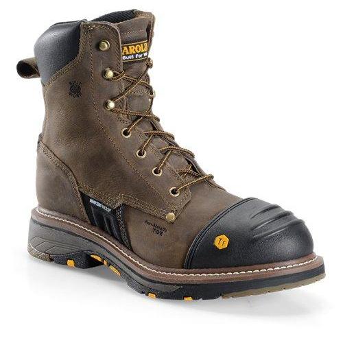 Carolina Men's 8" Production Workflex Comp Toe WP Work Boot - CA2559 8 / Medium / Brown - Overlook Boots