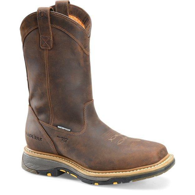 Carolina Men's ACompositeuator 11" WorkFlex Waterproof Comp Roper Work Boot - CA8535 8 / Medium / Brown - Overlook Boots