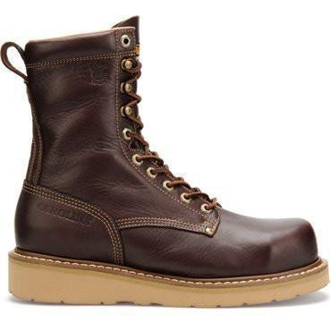 Carolina Men's Amp Hi 8" Broad Toe Wedge Work Boot - Dark Oak - CA8049 - Overlook Boots