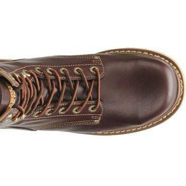 Carolina Men's Amp Hi 8" Broad Toe Wedge Work Boot - Dark Oak - CA8049 - Overlook Boots