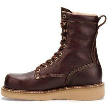 Carolina Men's Amp Hi 8" Broad Toe Wedge Work Boot - Dark Oak - CA8049 - Overlook Boots
