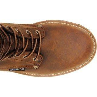 Carolina Men's Elm 8" Steel Toe WP Logger Work Boot - Brown - CA9821  - Overlook Boots