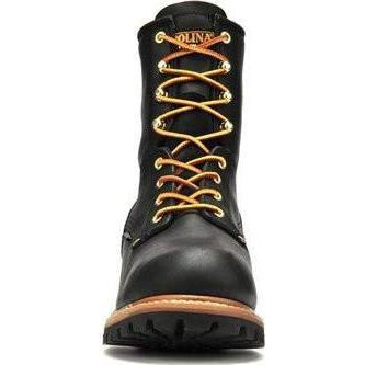 Carolina Men's Elm 8" Steel Toe Waterproof Insulated Logger Work Boot - Black - CA5823 - Overlook Boots