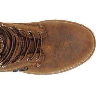 Carolina Men's Elm 8" Steel Toe Waterproof Insulated Logger Work Boot - Brown - CA5821 - Overlook Boots