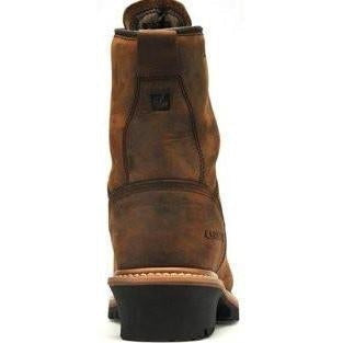 Carolina Men's Elm 8" Steel Toe Waterproof Insulated Logger Work Boot - Brown - CA5821 - Overlook Boots