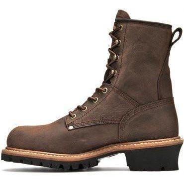 Carolina Men's Elm 8" Waterproof Logger Work Boot - Brown - CA8821 - Overlook Boots