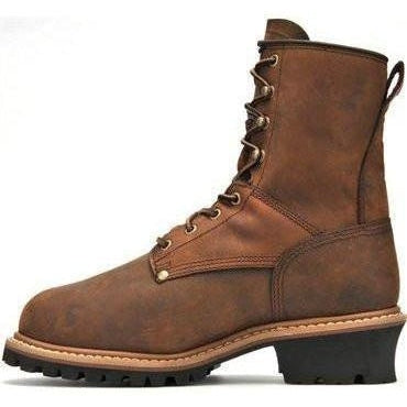 Carolina Men's Elm 8" Waterproof Insulated Metguard Logger Work Boot - CA7821 - Overlook Boots