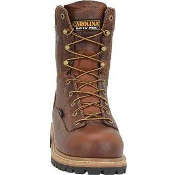 Carolina Men's Grind 8" Waterproof Composite Toe Work Boot - Brown - CA5529 - Overlook Boots