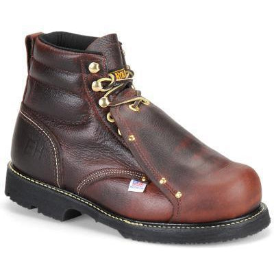 Carolina Men's Int Lo USA Made 6" Metguard Work Boot - Briar - 508 7 / Medium / Brown - Overlook Boots