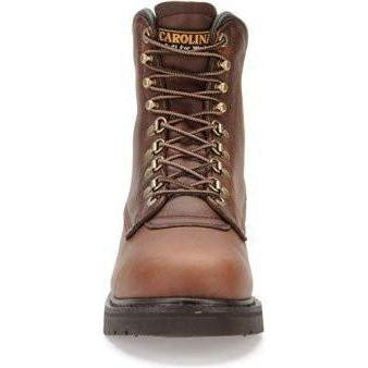 Carolina Men's Sarge Hi USA Made 8" Steel Toe Work Boot Amber Gold -1809 - Overlook Boots