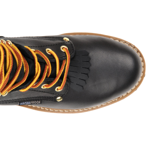 Carolina Men's Spruce 8" Stl Toe WP Logger Work Boot - Black - CA9825  - Overlook Boots