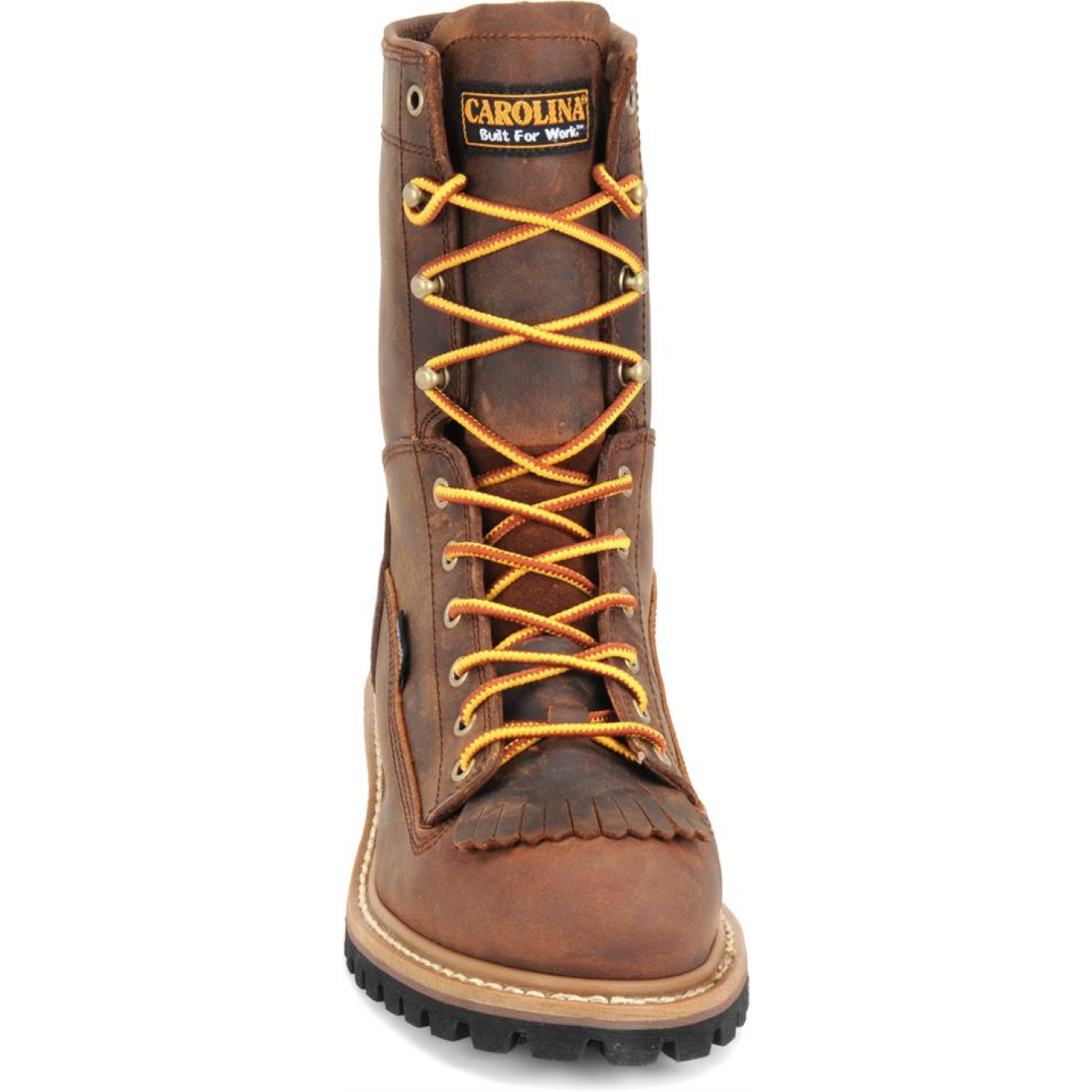 Carolina Men's Spruce 8" Steel Toe Waterproof Logger Work Boot - Brown - CA9824 - Overlook Boots